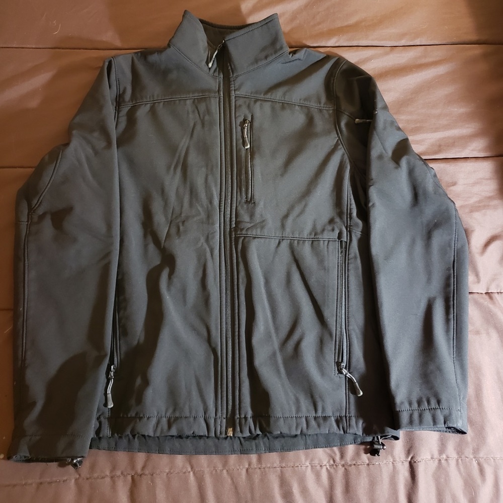 Black winter jacket